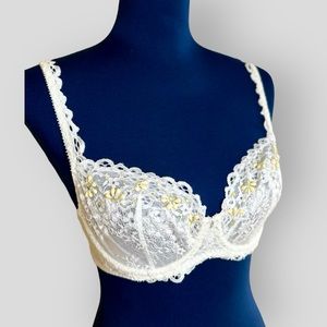 EUC Victoria's Secret Unlined Lace Demi Bra